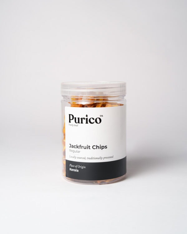 purico jackfruit chips front purico jackfruit chips front