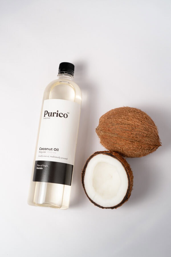 purico kerala pure coconut oil 1000ml pet angle purico kerala pure coconut oil 1000ml pet angle