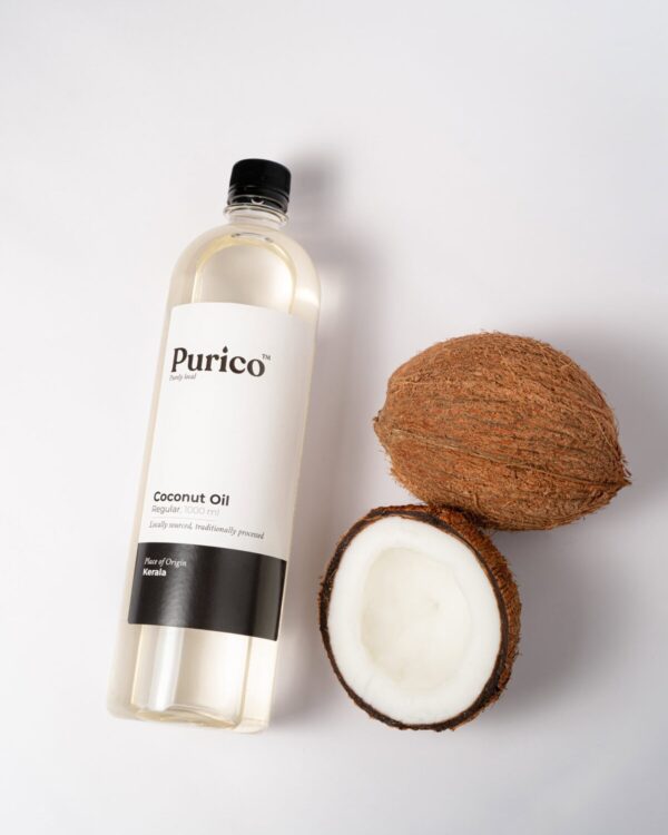 purico kerala pure coconut oil 1000ml pet angle