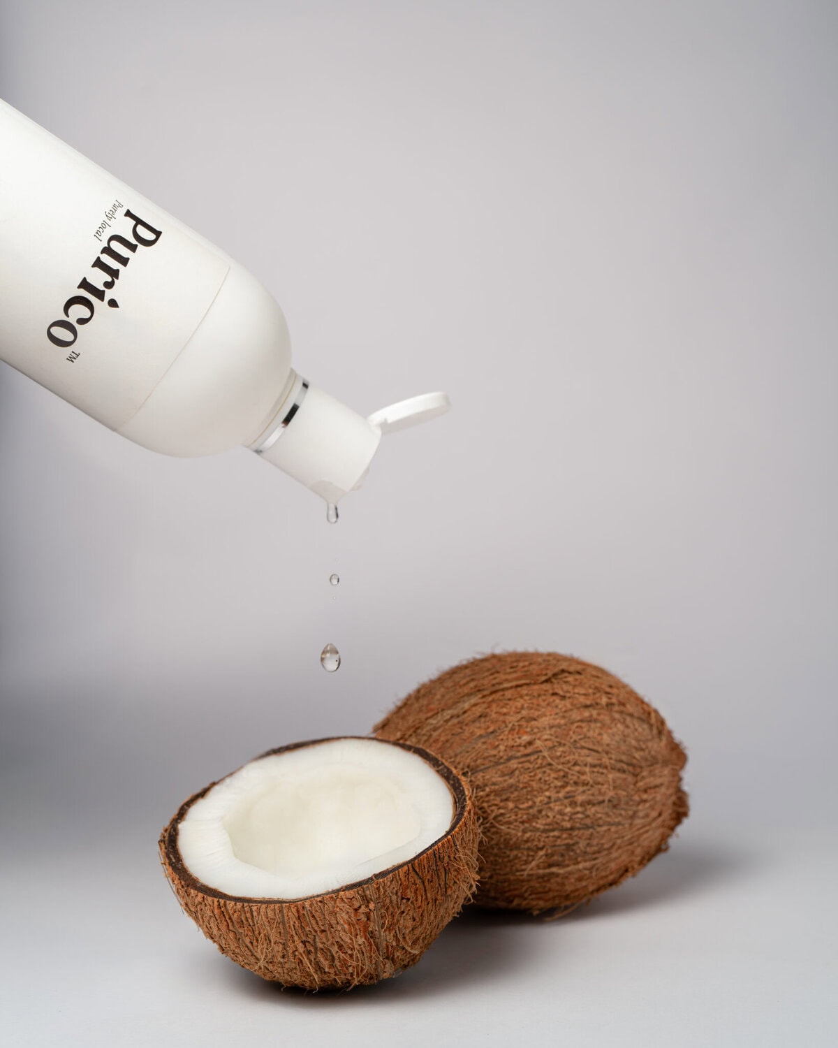 purico kerala pure coconut oil 500ml hdpe pouring